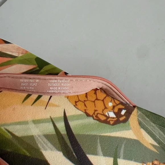 Olukai Ho'Opio Hau Sandals Women's Size 10 Shell Coral Flip Flop Thong Comfort - Picture 4 of 5